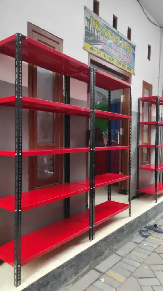 Rak besi rak peralatan Kantor