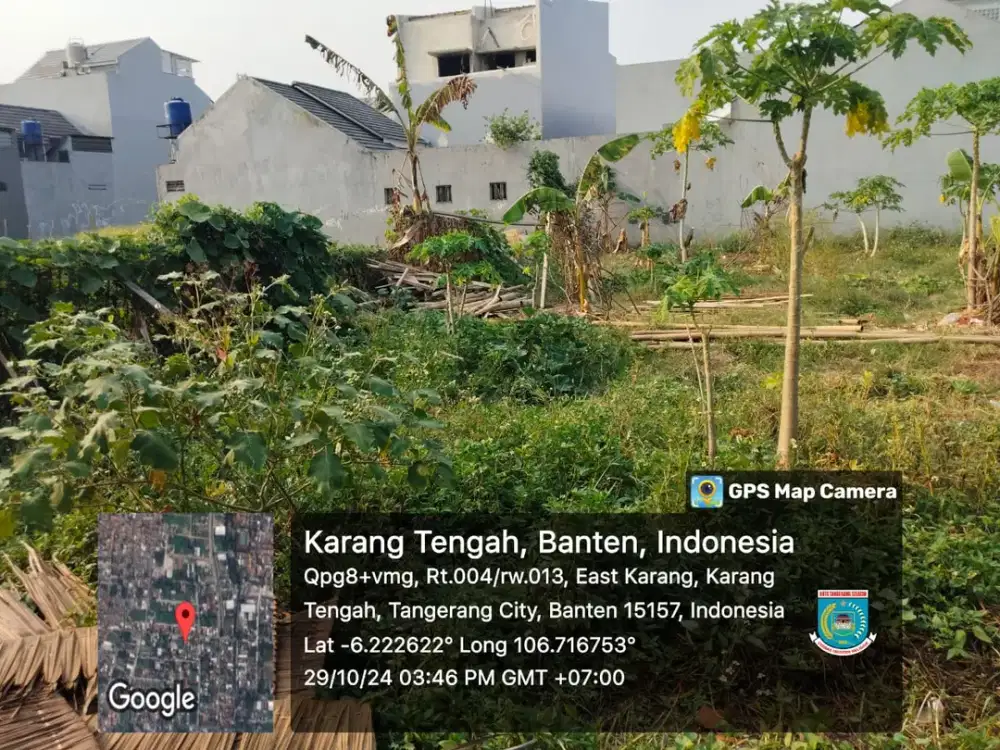 Dijual Tanah Luas 600 m2 di Hankam, Karang Timur, Tangerang