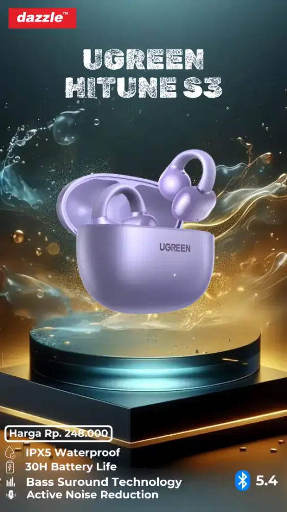 UGREEN HITUNE S3 EAR CLIP DESIGN
