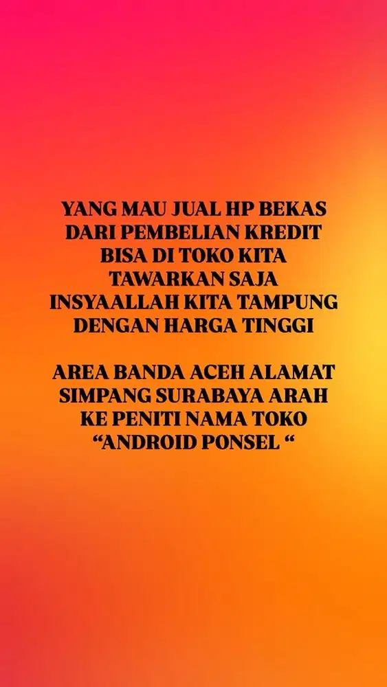 TAMPUNG HP SEKEN DENGAN HARGA TINGGI