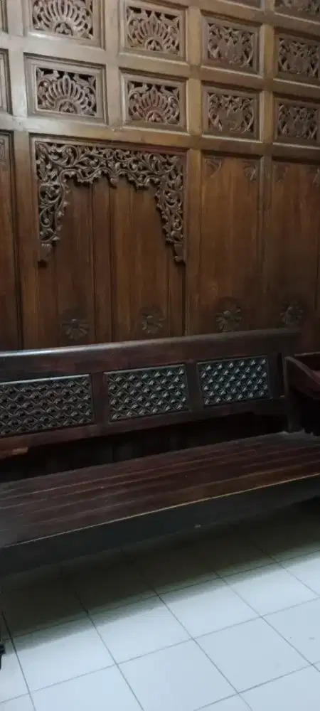 KURSI KAYU FULL JATI POLOS