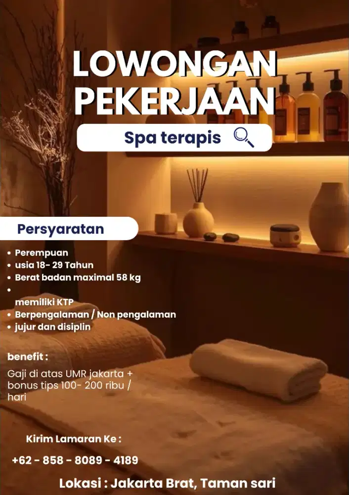 Loker spa jakarta
