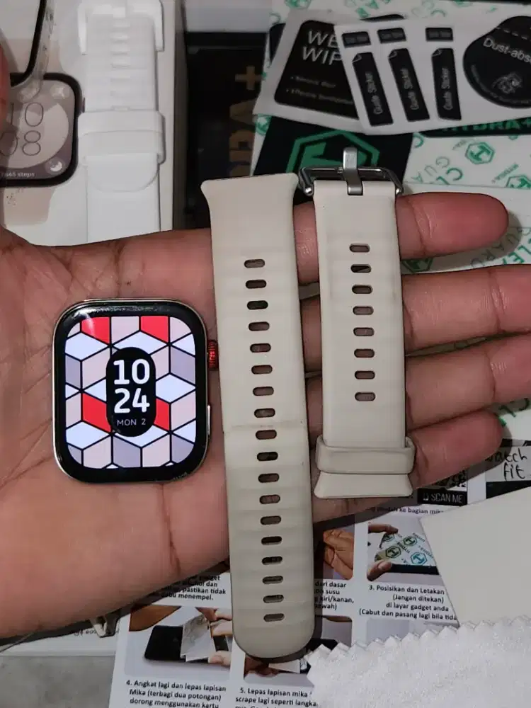 Huawei Watch Fit 3 Moonlight White - Fullset & Banyak Bonus