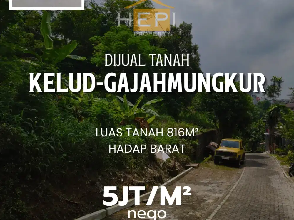 Dijual Tanah di Kelud Gajahmungkur Semarang