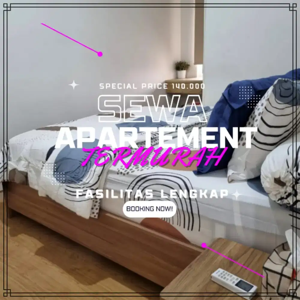 Sewa Apartemen Sentra Timur Jakarta Pulogebang Harian/Transit Termurah