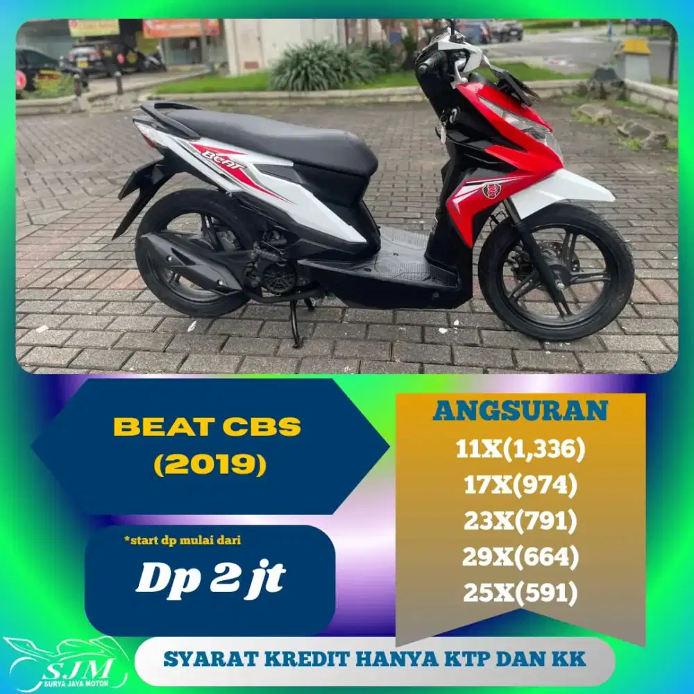 HONDA BEAT CBS 2019 CASH & KREDIT