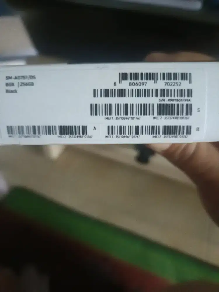 Hp samsung A07 hitam ram 8/256 garansi resmi