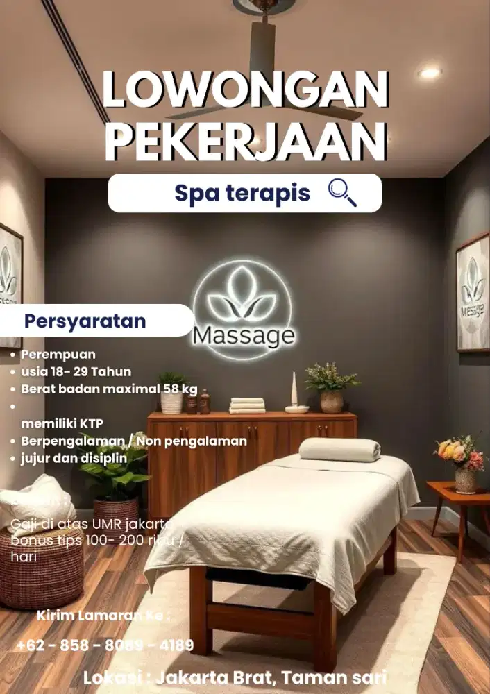 Loker spa jakarta