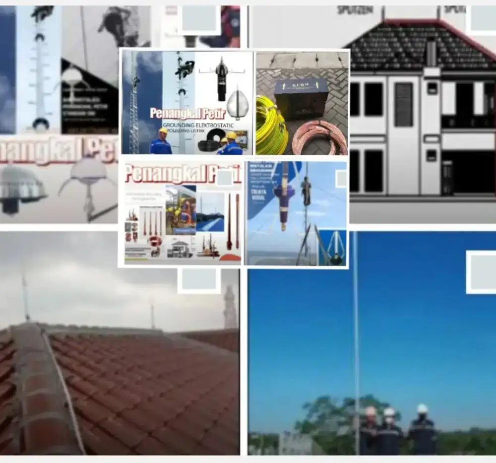 Spesialis jasa pasang penangkal petir semen Tanah Abang