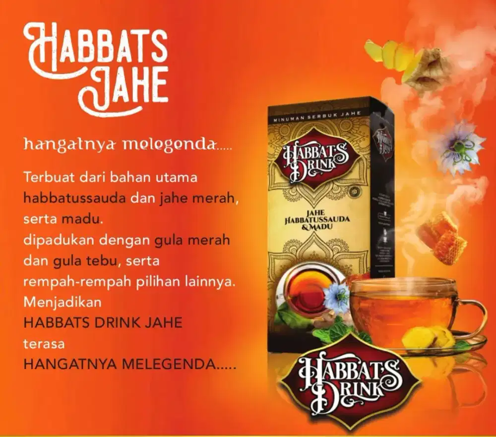 Minuman Seduh Habbat Jahe
