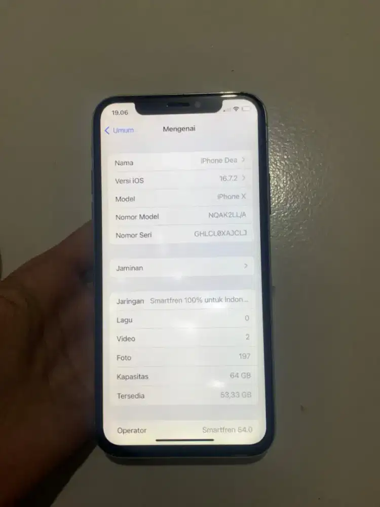 Iphone x pakean harian