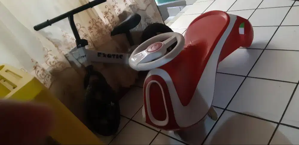 Car Swing + sepeda Motorik