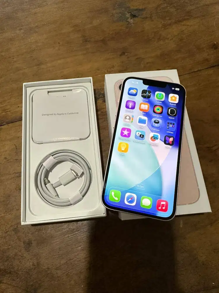 Iphone 13 128 Gb Pink All Operator Bh 100% Fullset Like New