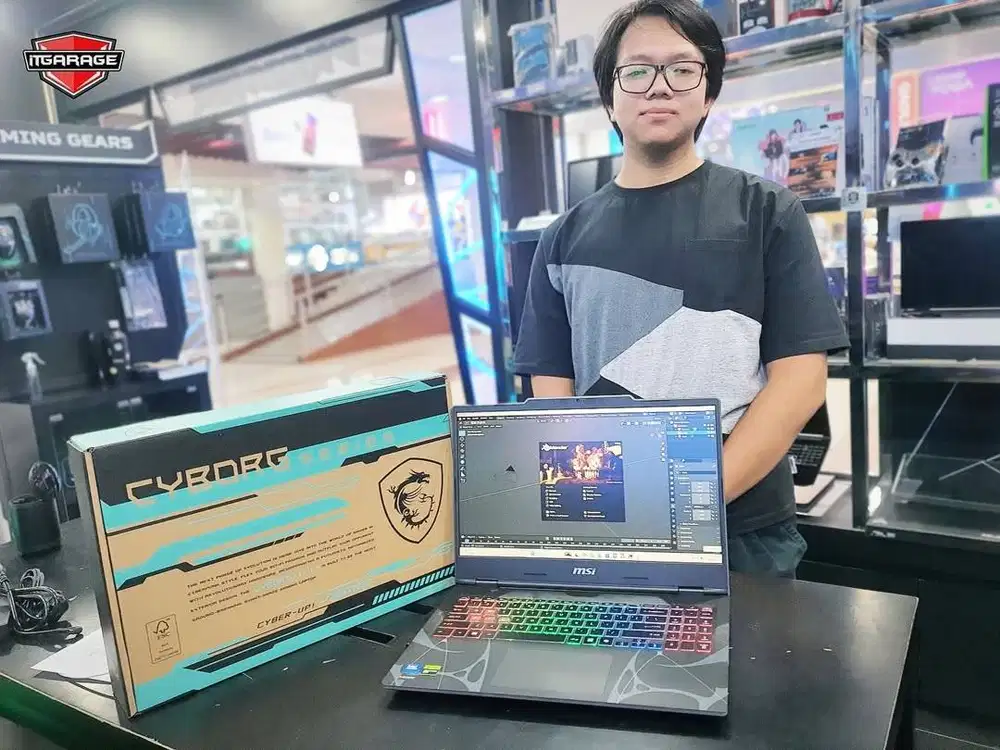 PROMO! MSI Cyborg 15 RTX 5060  Laptop Gaming Kencang, Garansi Resmi!!!