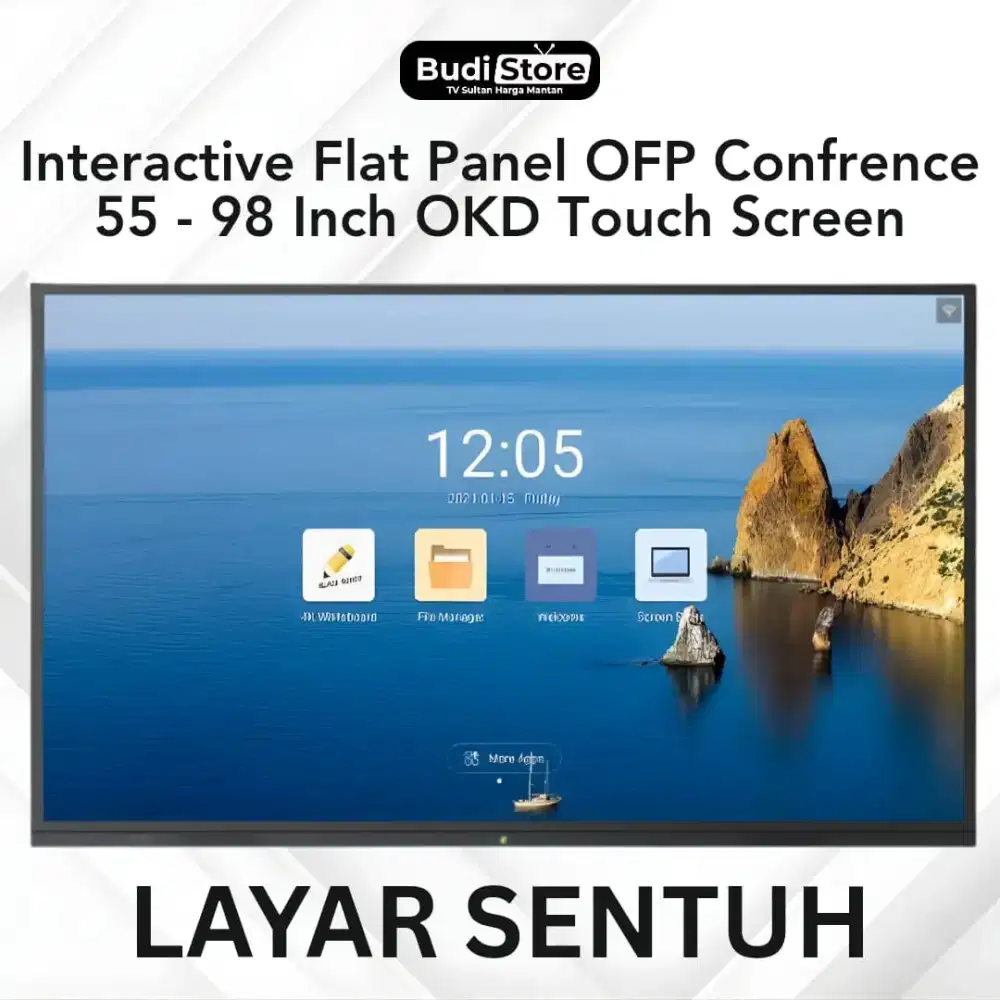 Interactive Flat Panel OKD 55 - 98 Inch Touch Screen Layar Sentuh