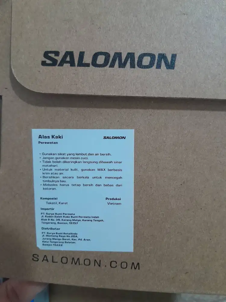 Sepatu Salomon Original