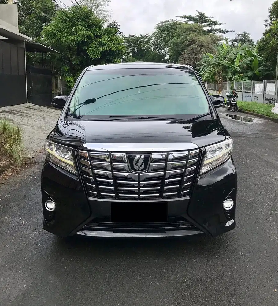 [CASH] Toyota Alphard G ATPM 2015 Hitam Siap Pakai Automatic