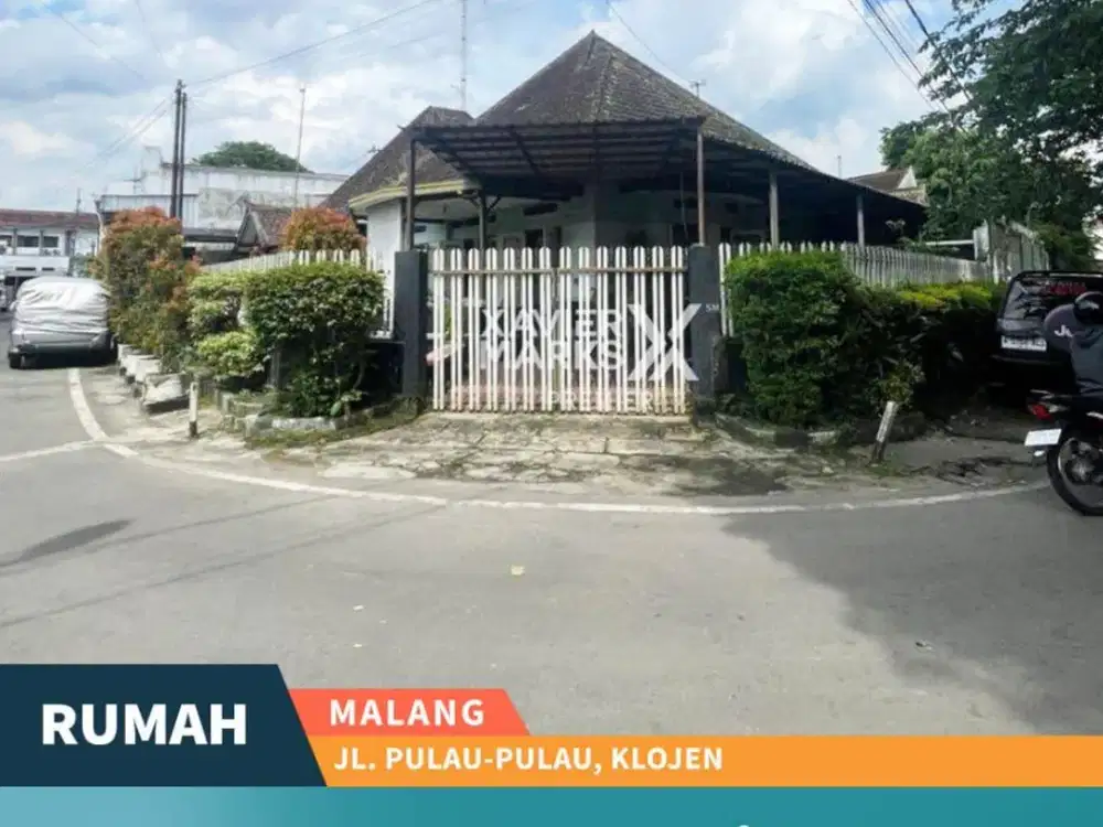 Dijual Rumah Vintage Terawat Nyaman di Pulau Pulau Klojen Malang
