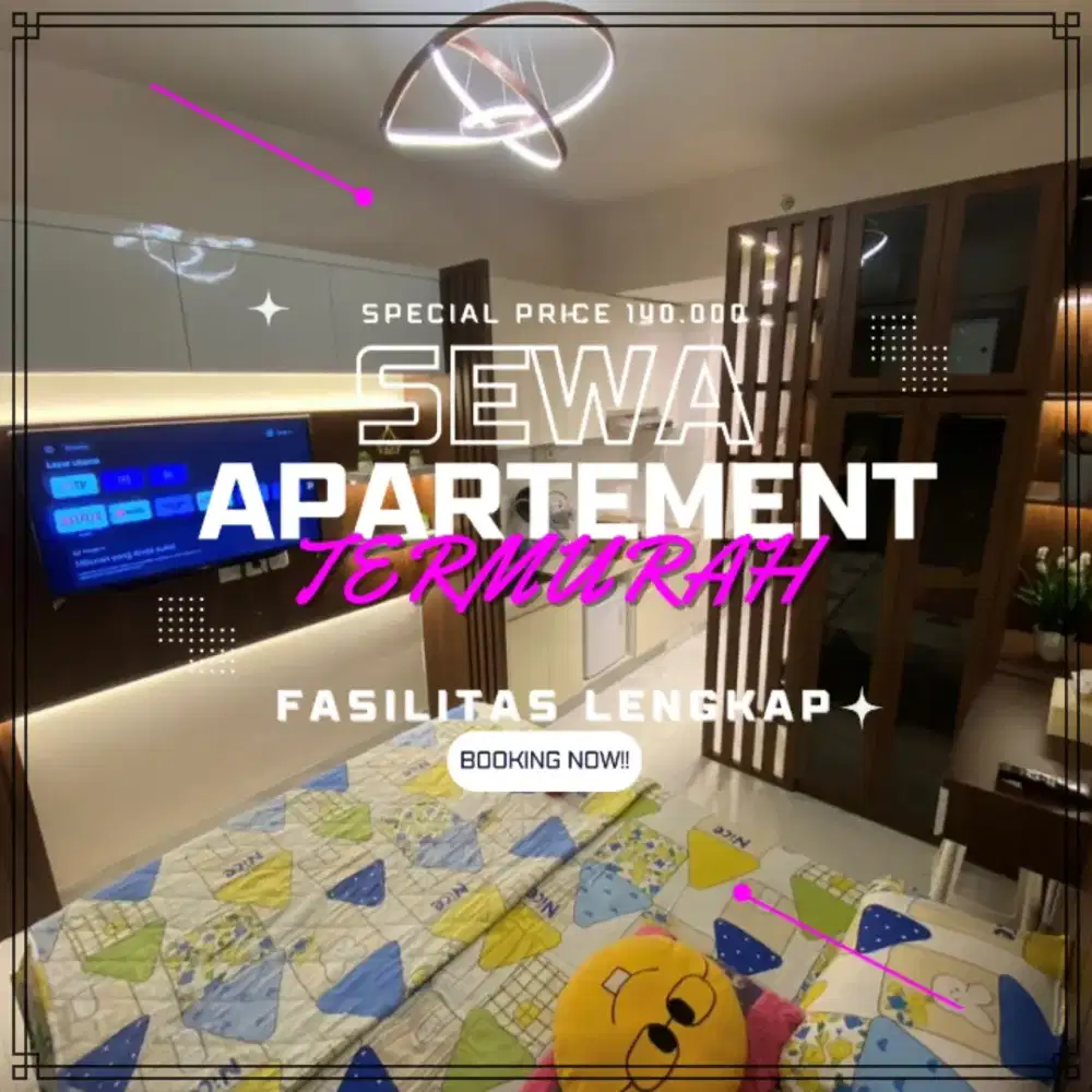 Sewa apartemen Bekasi Selatan GRAND KAMALA LAGOON Harian/Transit Murah