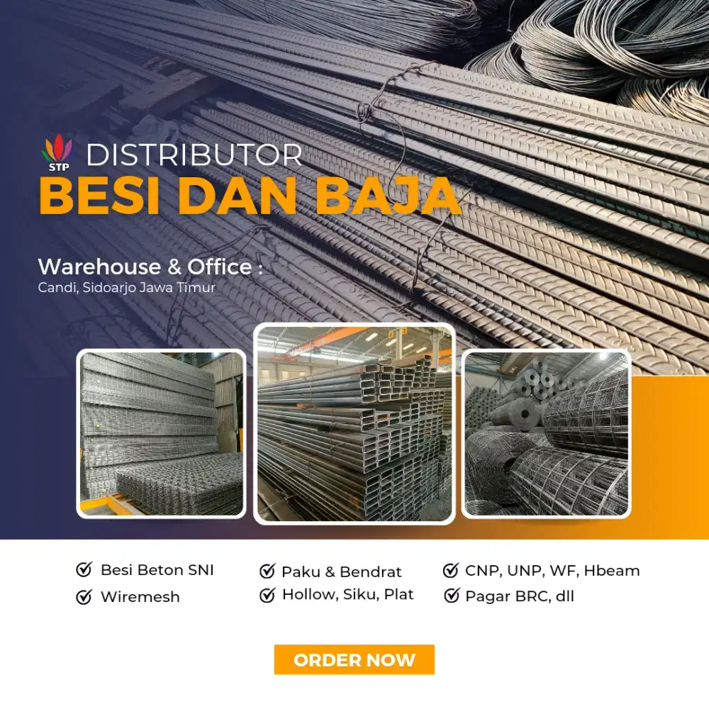 Wiremesh dan Besi Beton Murah Surabaya.