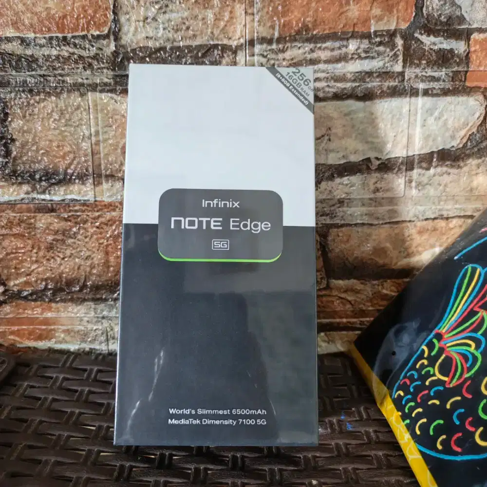 INFINIX NOTE EDGE 5G RAM 8+8/256 GB ROM BLACK BARU GARANSI RESMI 1Th.