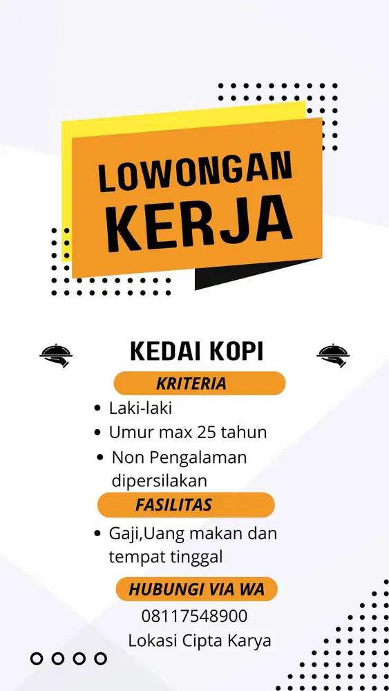 Loker kedai kopi