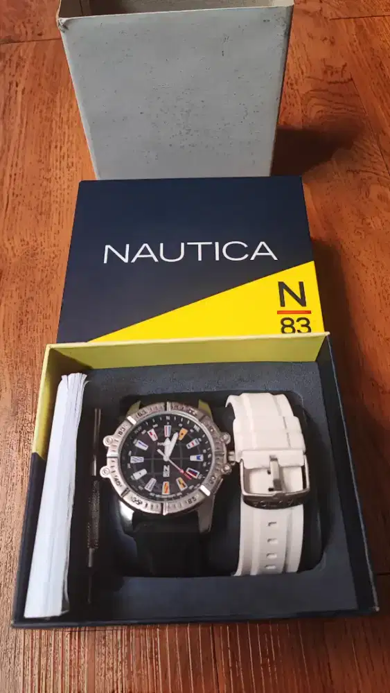 Jam Nautica N83 gress baru murah