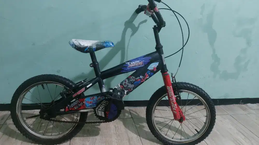 Sepeda anak wimcycle transformers orian ban baru r16