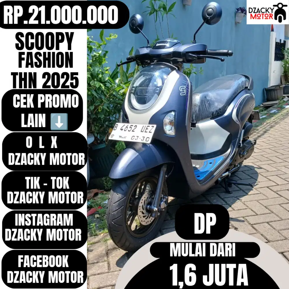 SCOOPY FASHION 2025 SECOND LIKE NEW