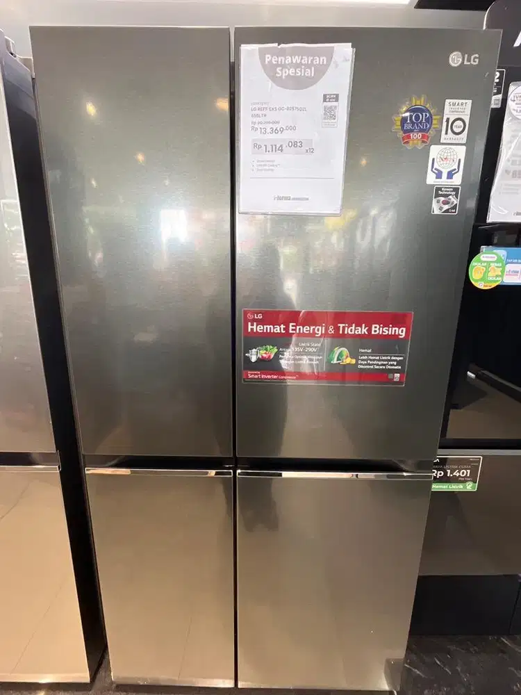 Kulkas LG Side By Side 655Liter (Bisa Cicilan 0%)