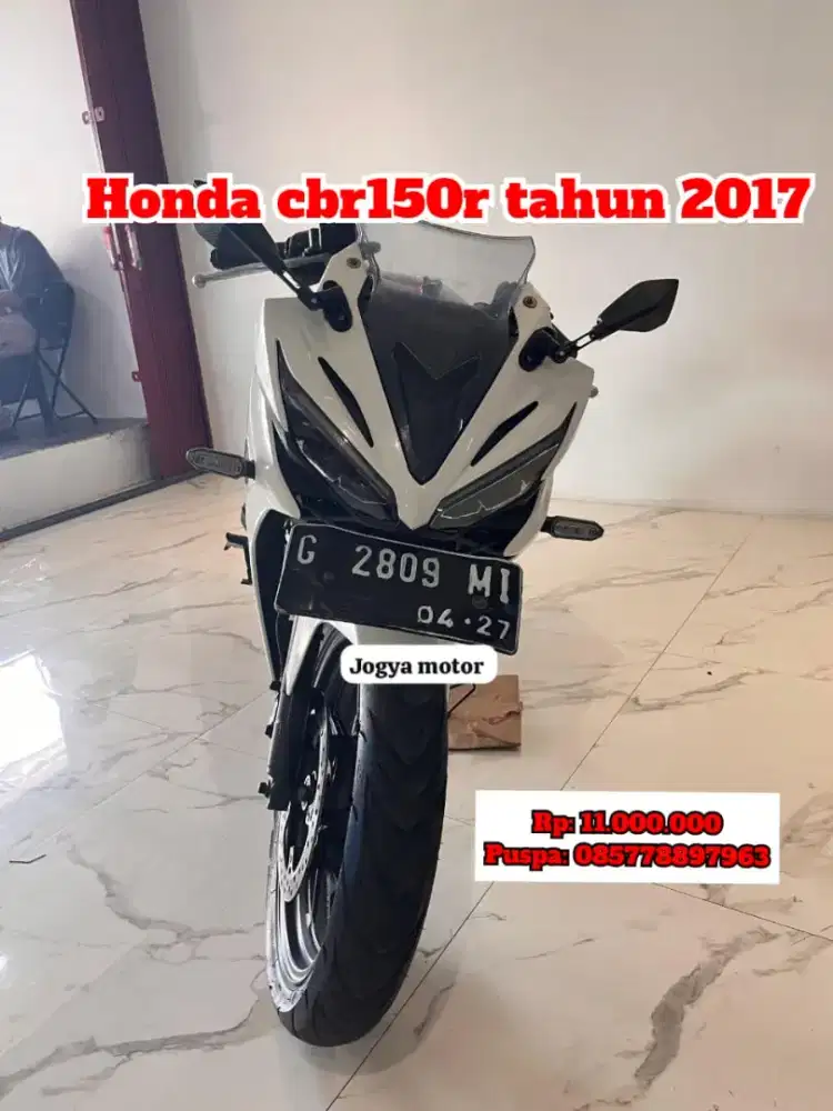 (P) honda cbr150r tahun 2017 cash