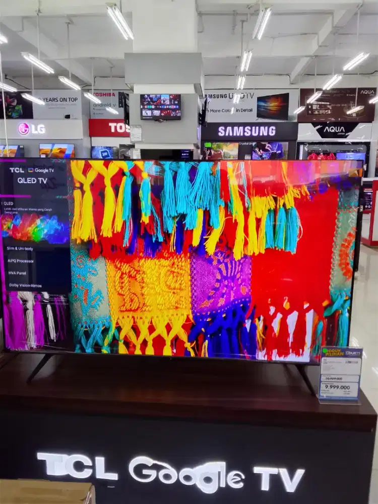 TCL 4K QLED GOOGLE TV 65 INCH