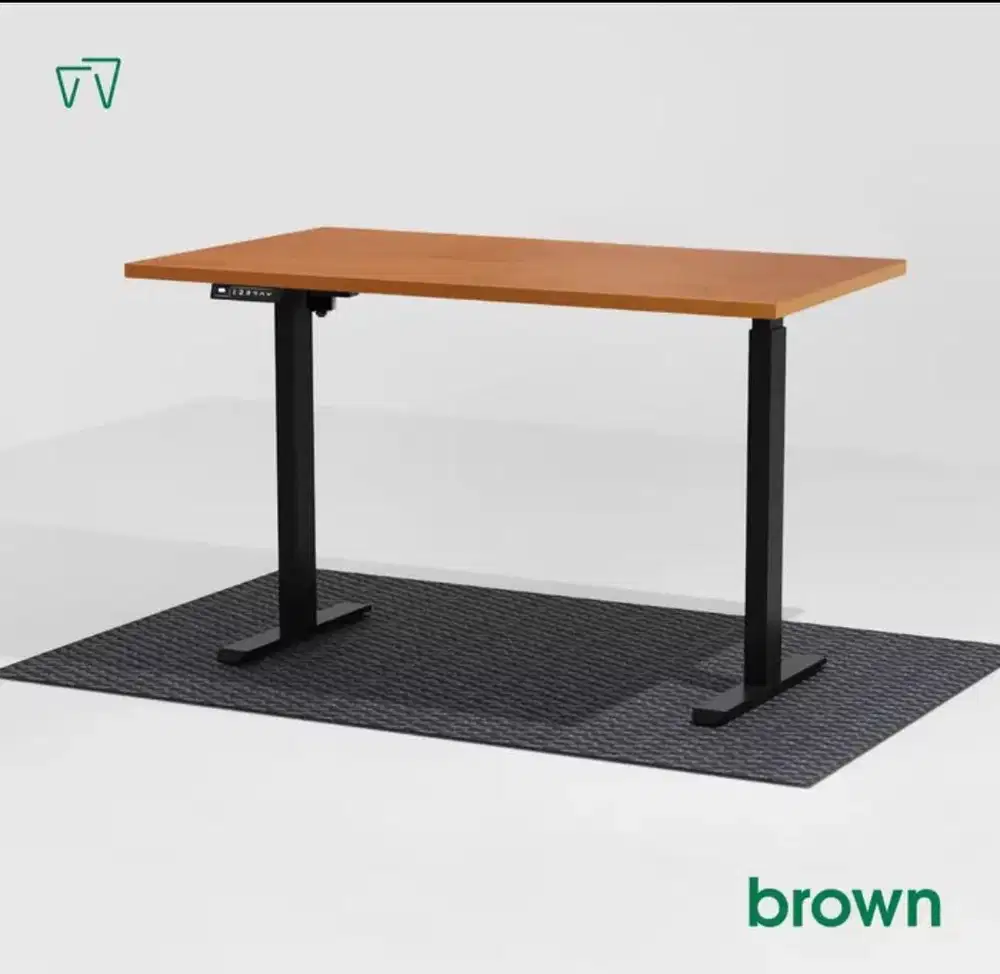 Meja Kerja Elektrik Kanata Brown