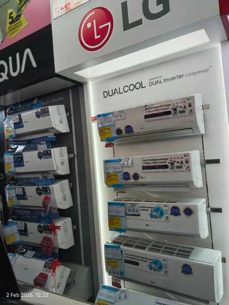 AC Resmi, Bebas biaya pasang dan kirim, Cicilan tanpa DP, Cukup KTP