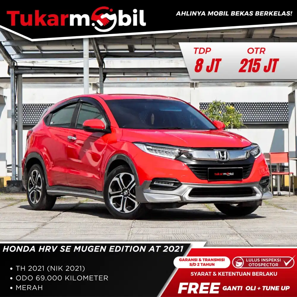HONDA HRV 1.5 SE MUGEN AT TAHUN 2021