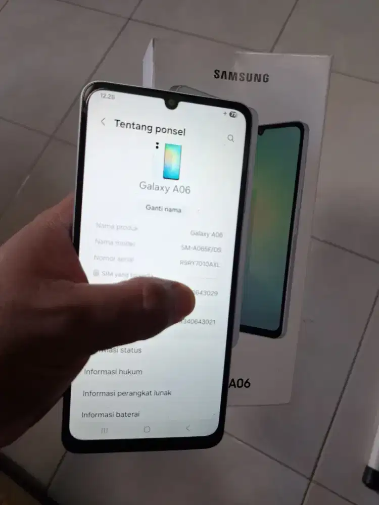 Jual cepat samsung a06 putih semurah tiwul