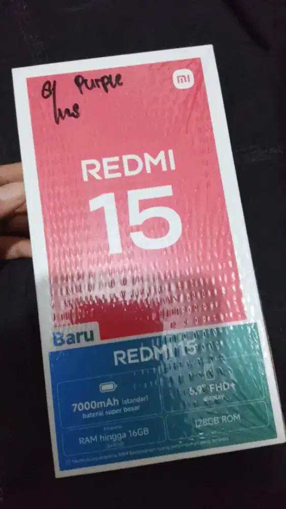 redmi 15 8+8 128