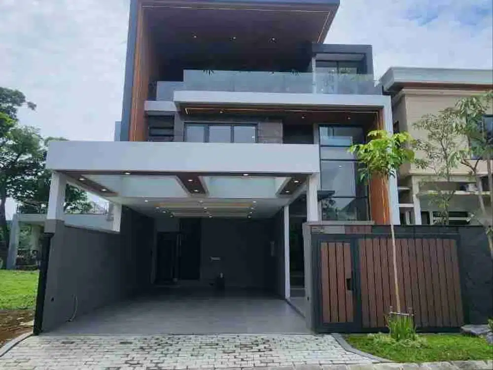 Rumah Gress 3 Lantai Woodland Citraland