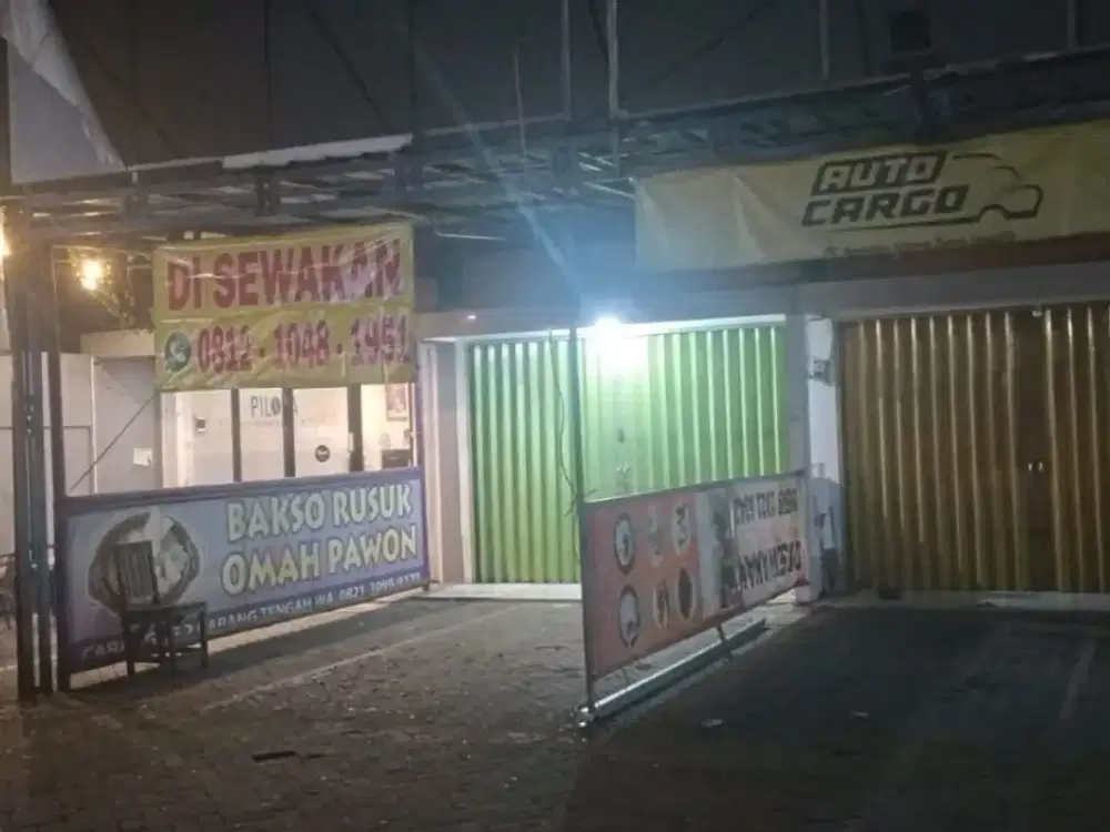 TURUN HARGA 2X!!! Ruko strategis Jl. raya Raden Saleh, ramai, padat penduduk