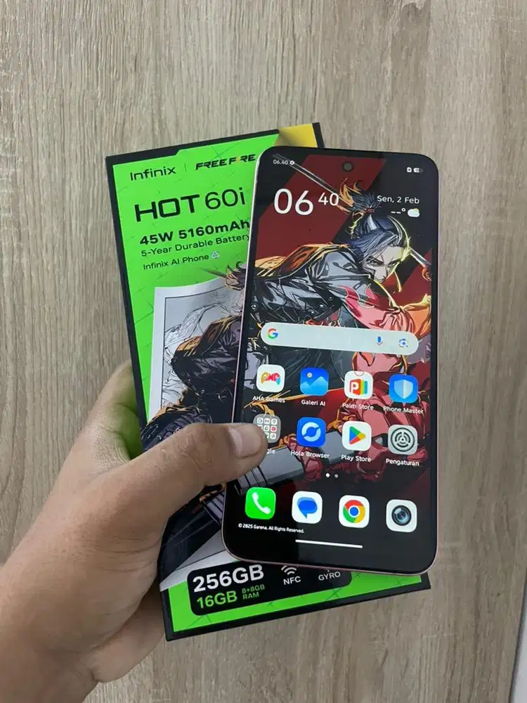 Infinix Hot 60i 8/256 Fullset original