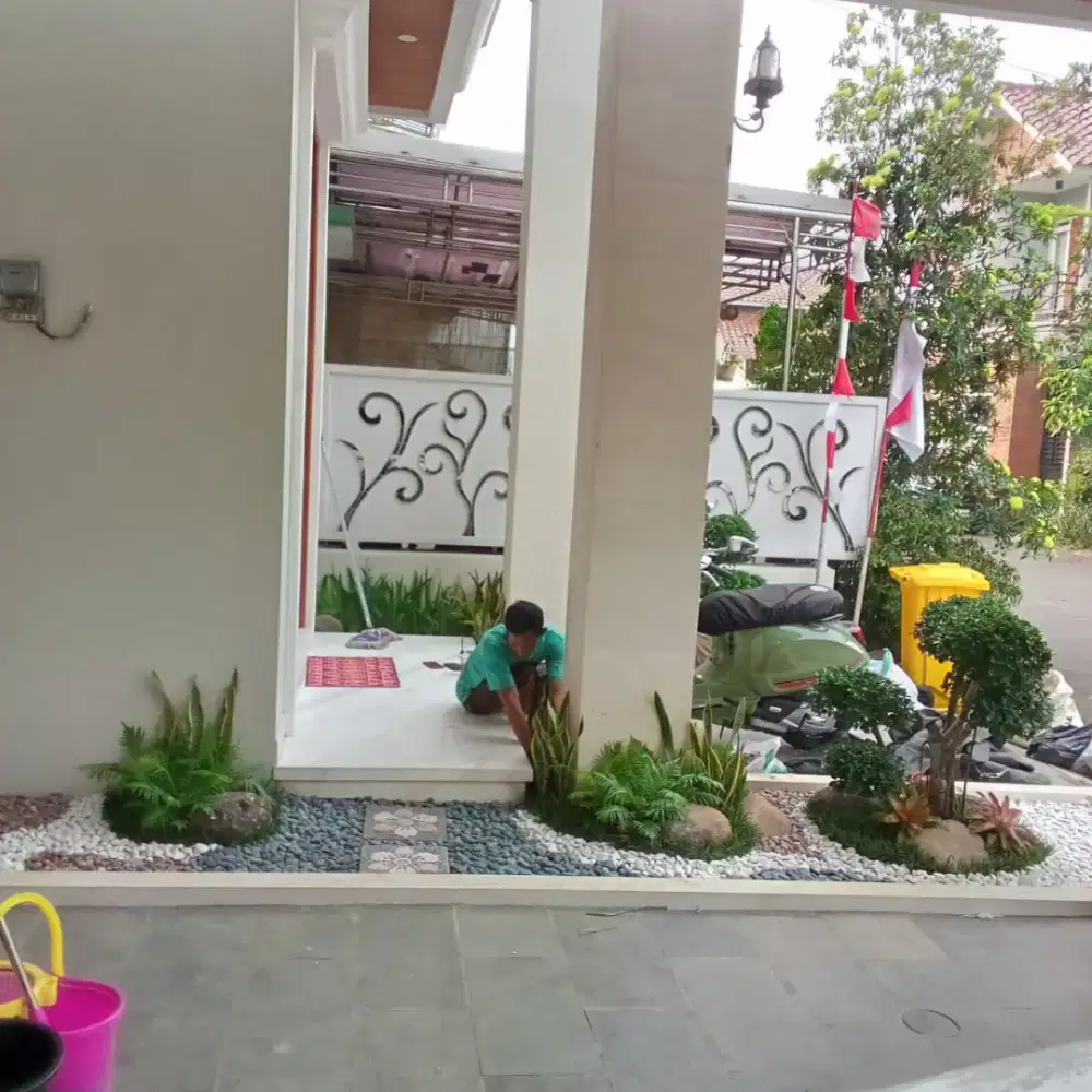 Pembuatan taman kering