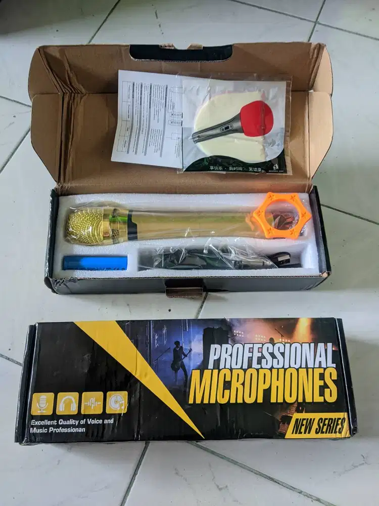 MIC MICROPHONE ADVANCE WIRELESS TANPA KABEL BISA DI CAS