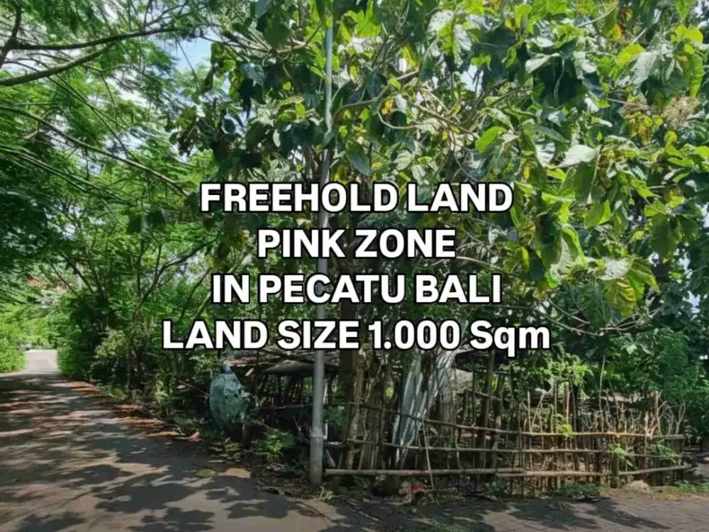 Tanah Murah Zona Pink di Pecatu Kuta Selatan Badung Bali.