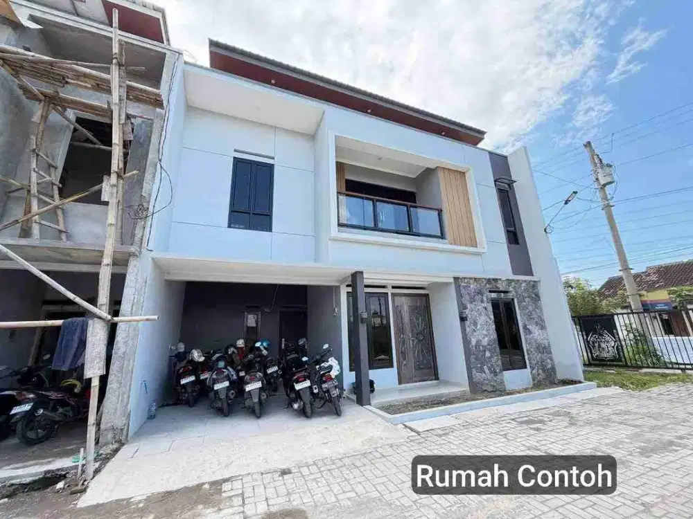Rumah Baru 2 lt Cantik Murah di Bawah 600 jt
