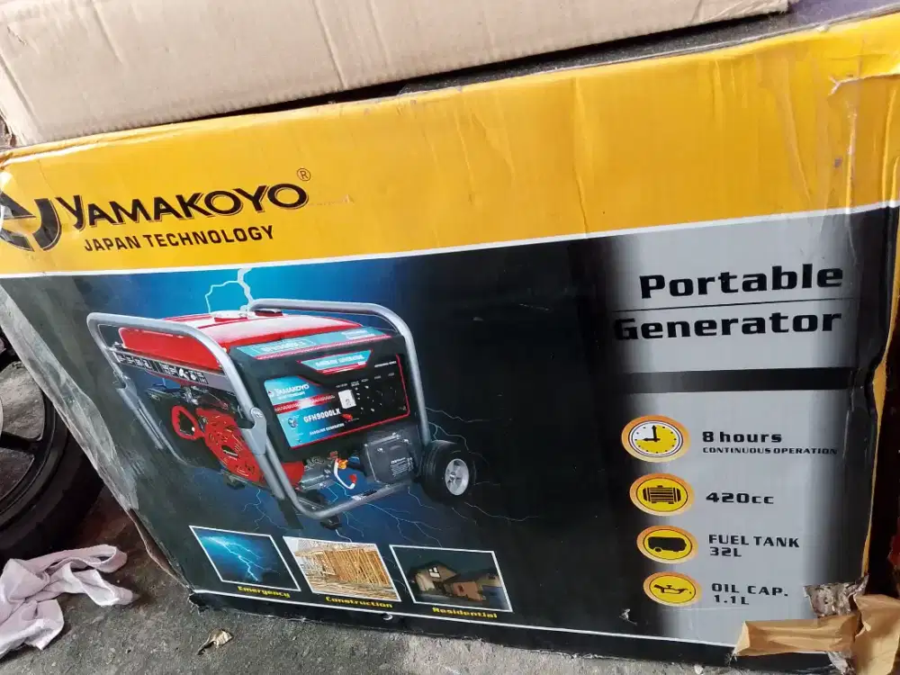 Jual genset blm pernah dipakai