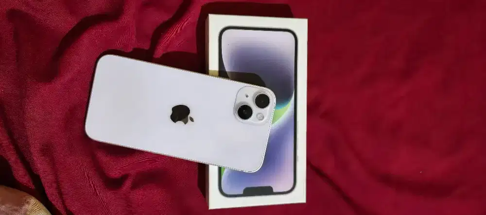 Iphone 14 plus 128gb purple fullset all operator