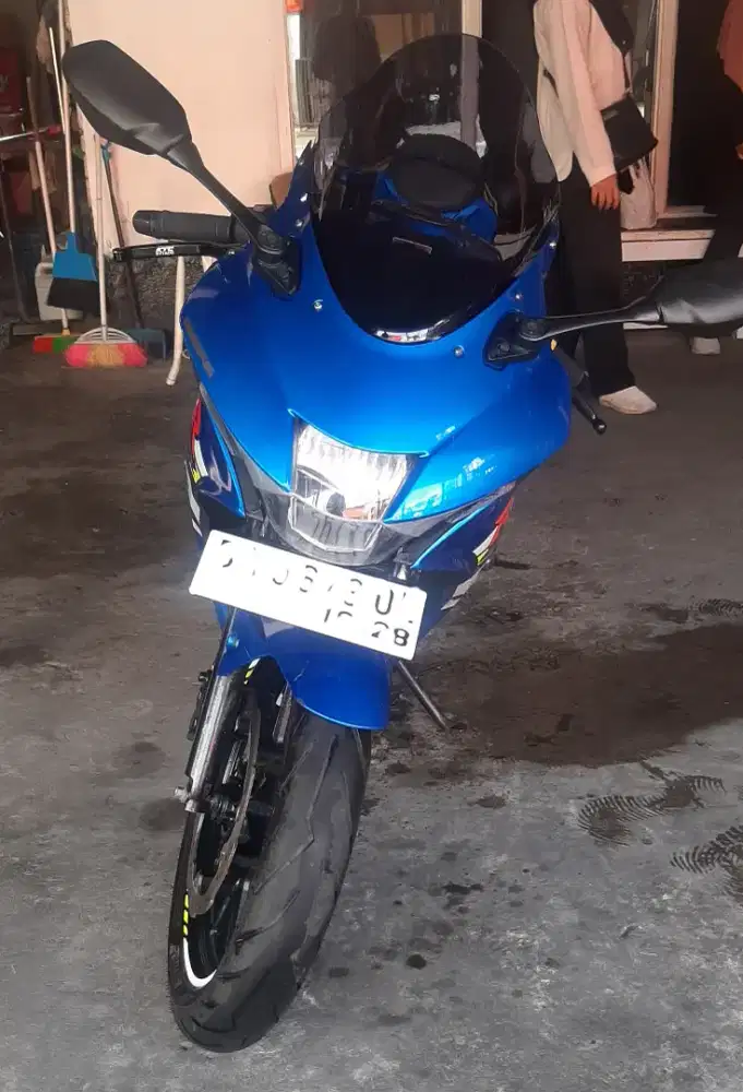 Suzuki GSX 150, sport bike, blue, sangat terawat, siap touring