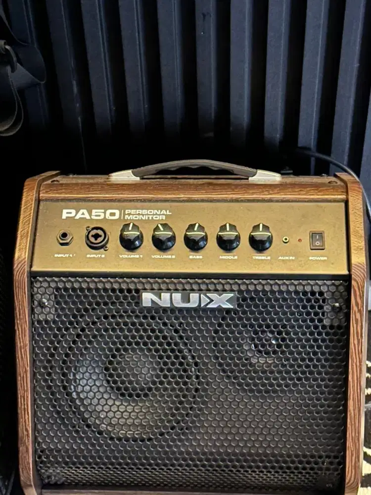 Nux PA50 Speaker Monitor Drum Elektrik PA-50 Speaker Aktif Drum