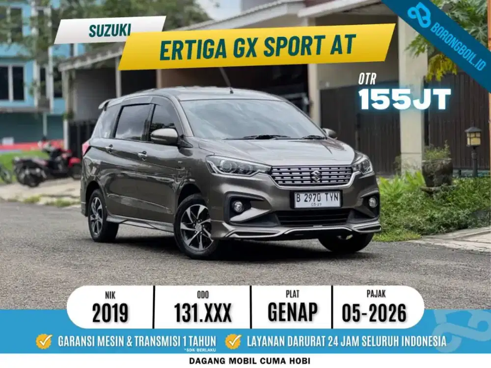 Suzuki Ertiga GX Sport AT Abu Abu Metalik 2019