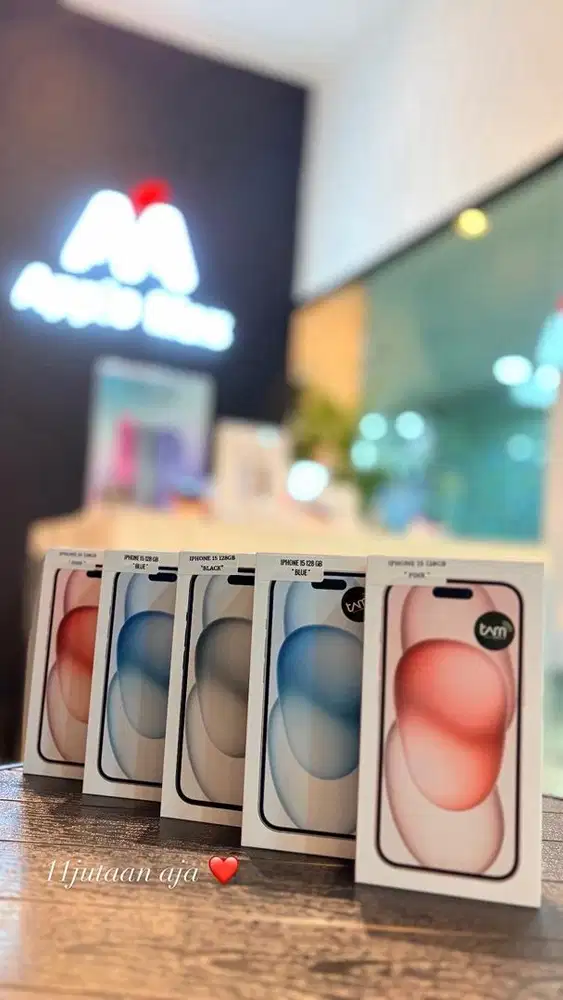 IPHONE 15 128GB TAM IBOX TERMURAH!